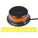 LED maják, 12-24V, 18x1W oranžový, pevná montáž, ECE R65 R10