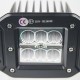 LED svetlo hranaté, 6x3W, 122x92x80mm, ECE R10