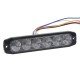 PROFI SLIM výstražné LED svetlo vonkajšie, modrej, 12-24V, ECE R65