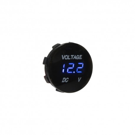 Digitálny voltmeter 5-48V modrý