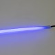 LED silikónový extra plochý opasok modrý 12 V, 60 cm