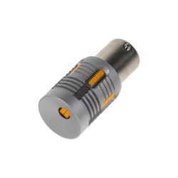 LED BA15s oranžová, 12-24V, 24LED / 1W