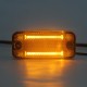 Bočné obrysové svetlo LED, oranžový obdĺžnik, ECE R3, R91