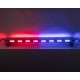 LED rampa 1200mm, modrá / červená, 12-24V, ECE R65