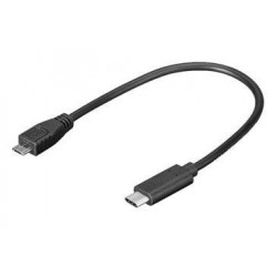 Káblová redukcia USB-C / microUSB pre montáž DVRB s microUSB do vozidiel Škoda