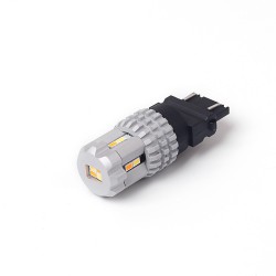 LED T20 (3157) biela / oranžová, 12V, 12LED SMD