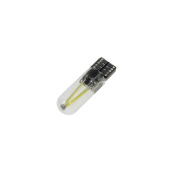 COB LED T10 biela, 12-24V, silikón