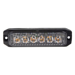 PROFI SLIM výstražné LED svetlo vonkajšie, oranžovej, 12-24V, ECE R65