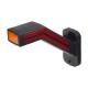 Pozičné LED (tykadlo) gumové ľavej - červeno / bielo / oranžové, 12-24V, ECE