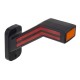 Pozičné LED (tykadlo) gumové pravej - červeno / bielo / oranžové, 12-24V, ECE