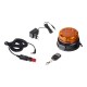 AKU LED maják, 12x3W oranžový, diaľkové ovládanie, magnet, ECE R10, R65