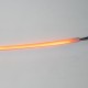 LED silikónový extra plochý opasok oranžový 12 V, 60 cm