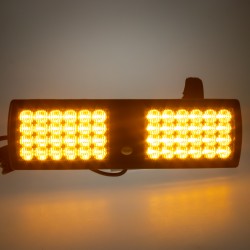 PREDATOR dual LED vnútorné, 48x1W, 12-24V, oranžový