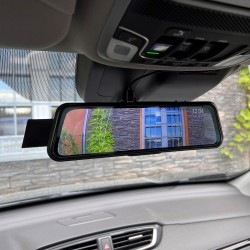 Monitor 9,66 s Apple CarPlay, Android auto, Bluetooth, Dual DVR v zrkadle pre montáž na zrkadlo