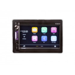 2DIN autorádio s 6,9 LCD, Carplay, Android Auto, Bluetooth, USB, microSD, multicolor
