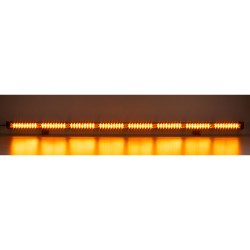 LED alej vodeodolná (IP67) 12-24V, 72x LED 1W, oranžová 1204mm, ECE R65