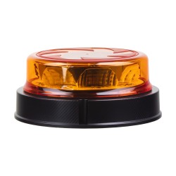 LED maják, 12-24V, 16x1W oranžový, fixka, ECE R65