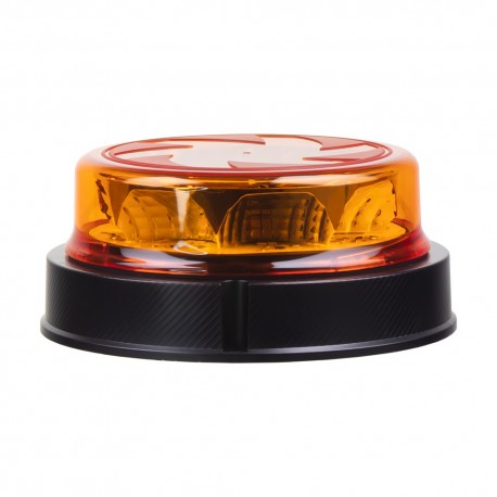 LED maják, 12-24V, 16x1W oranžový, fixka, ECE R65