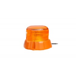 Robustný oranžový LED maják, oranž.hliník, 48W, ECE R65