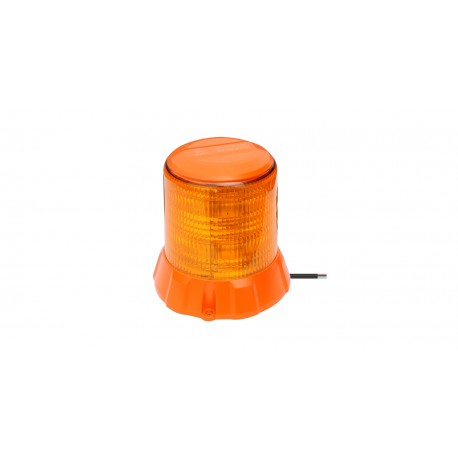 Robustný oranžový LED maják, oranž.hliník, 36W, ECE R65