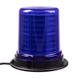 LED maják, 12-24V, 128x1, 5W modrý, pevná montáž, ECE R65