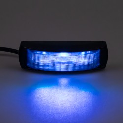 PREDATOR 4x3W LED, 12-24V, modrý, ECE R65