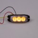 PROFI SLIM výstražné LED svetlo vonkajšie, oranžové, 12-24V, ECE R65