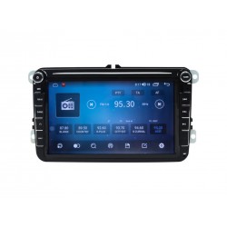 Autorádio pre VW, Škoda s 8 LCD, Android, WI-FI, GPS, CarPlay, Bluetooth, 4G, 2x USB