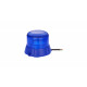 Robustný modrý LED maják, modrý hliník, 48W, ECE R65