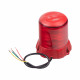 Robustný červený LED maják, červ.hliník, 96W, ECE R65