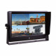 AHD monitor 10 s kvadrátorom as 4x4PIN vstupmi, DVR, s Apple CarPlay, Android auto, Bluetooth