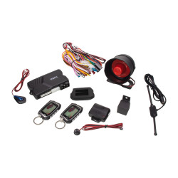 SPY 2-WAY CAR autoalarm, 2 x LCD ovládač