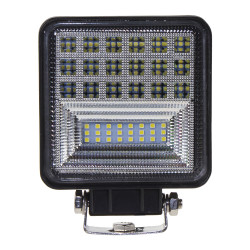 LED svetlo štvorcové, 42x1W, 126x110mm, ECE R10