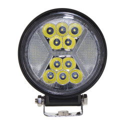 LED svetlo okrúhle s pozičným svetlom, 24x1W, ø115x140mm, ECE R10