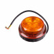 Miniatúrne LED výstražné svetlo, oranžové 12-24V