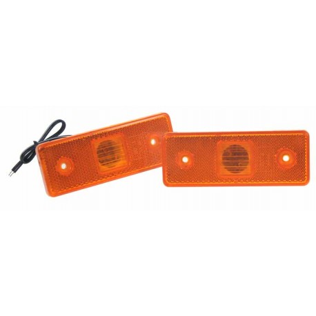 Bočné obrysové svetlo LED, oranžové 24V