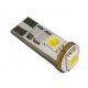LED T10 biela, 12V, 3LED / 3SMD