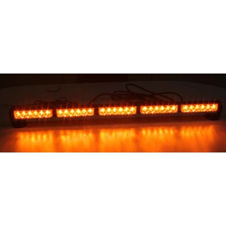 LED svetelná alej, 30x 1W LED, oranžová 800mm, ECE R10