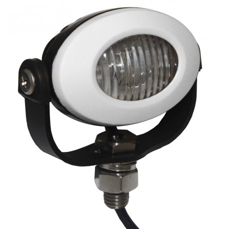 PROFI LED výstražné svetlo 12-24V 3x3W biely ECE R10 92x65mm