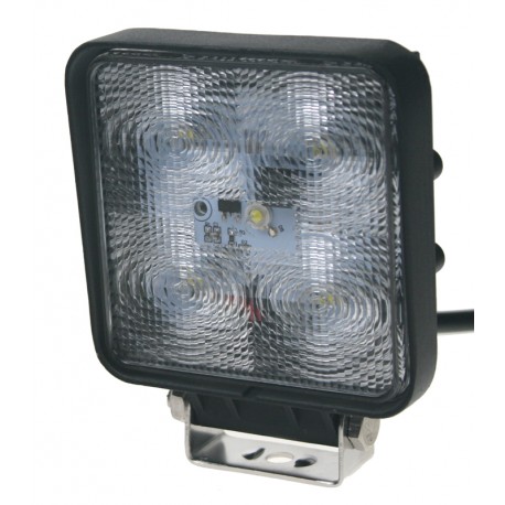 LED svetlo štvorcové, 5x3W, 128x110mm, ECE R10