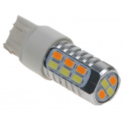 LED T20 (7443) dual color, 12-24V, 22LED / 5630SMD
