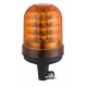 LED maják, 12-24V, oranžový na držiak, ECE R65