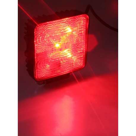 Výstražné LED svetlo vonkajšie, červené, 12 / 24V
