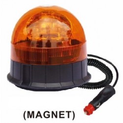 Halogén maják, 12 i 24V, oranžový magnet, ECE R65