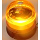 LED maják, 12-24V, 45xSMD2835 LED, oranžový, na držiak, ECE R65