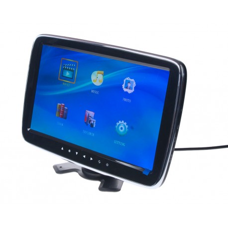 LCD monitor 10,1 na opierku / palubnú dosku s microSD / USB / FM modulátor