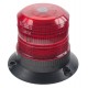 Zábleskový maják, 12-24V, červený magnet, ECE R10