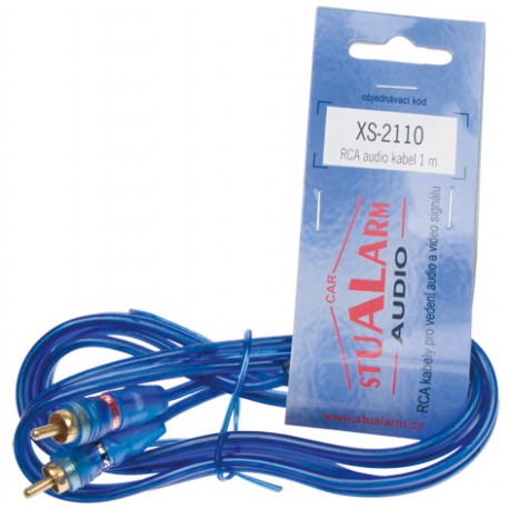 RCA audio kábel BLUE BASIC line, 1m