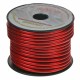 Kábel 6 mm, červeno transparentné, 25 m bal