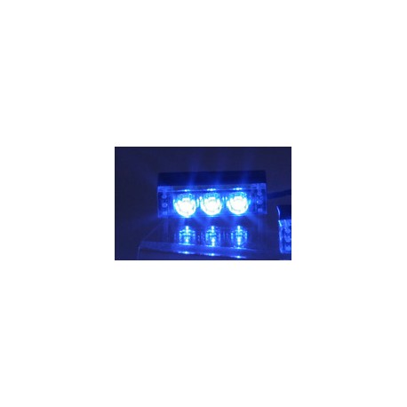 PREDATOR LED do mriežky, 12V, modrý